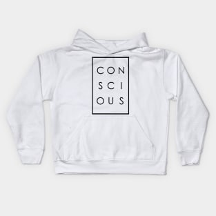 Conscious Typography Design Kids Hoodie